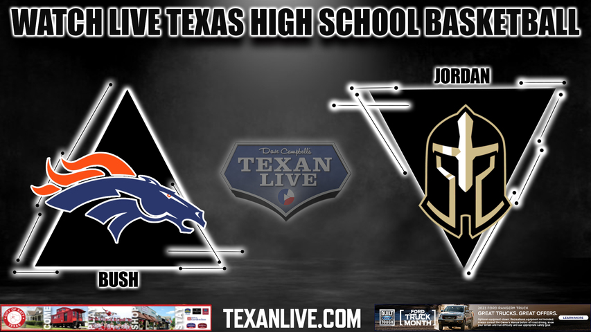 FB Bush vs Katy Jordan - 7:00pm - 2/21/23- Merrell Center- Boys Basketball - Bi-district- Playoffs