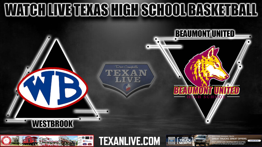 Beaumont Westbrook vs Beaumont United - 7:00pm - 2/28/23-Montagne Center - Boys Basketball - Regional Quarter Final - Playoffs