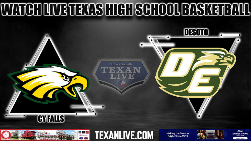 Cy Falls vs Desoto - 5:30pm - 3/3/23 - Lufkin - Panther Activity Center - Boys Basketball - 6A Region 2 Regional Semi-Final - Playoffs