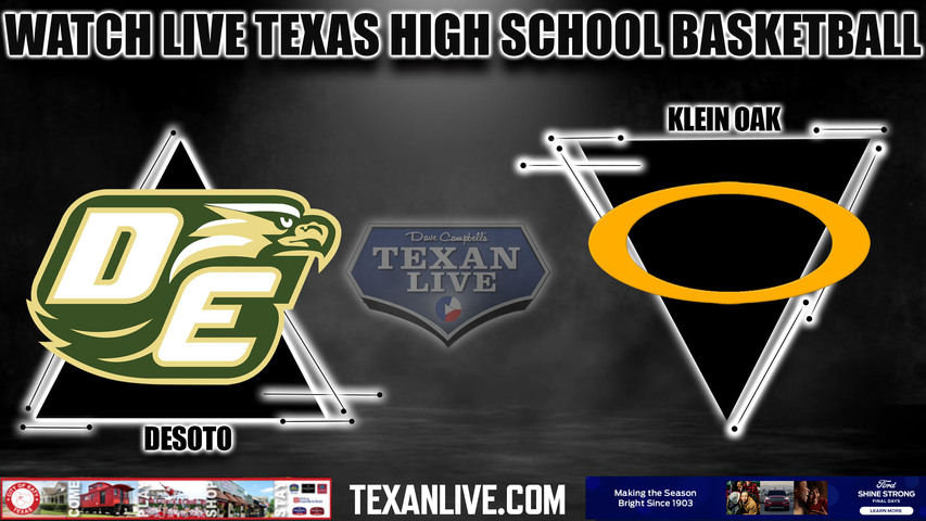 Desoto vs Klein Oak - 1:00pm - 3/4/23 - Lufkin - Panther Activity Center - Boys Basketball - 6A Region 2 Regional Final - Playoffs