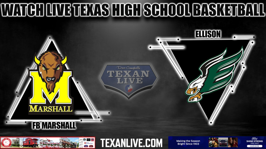 Ft Bend Marshall vs Ellison - 1:00pm - 3/4/23 - Berry Center - Boys Basketball - 5A Region 3 Regional Semi-Final - Playoffs
