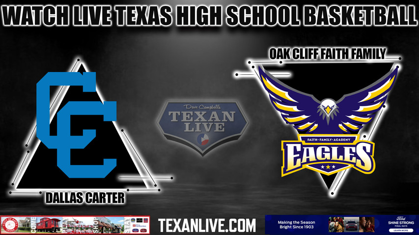 Dallas Carter vs Oak Cliff Faith Family - 3pm - 3/4/23 - TAMU-Commerce Field House - Boys Basketball -4A Region 2 Regional Final - Playoffs