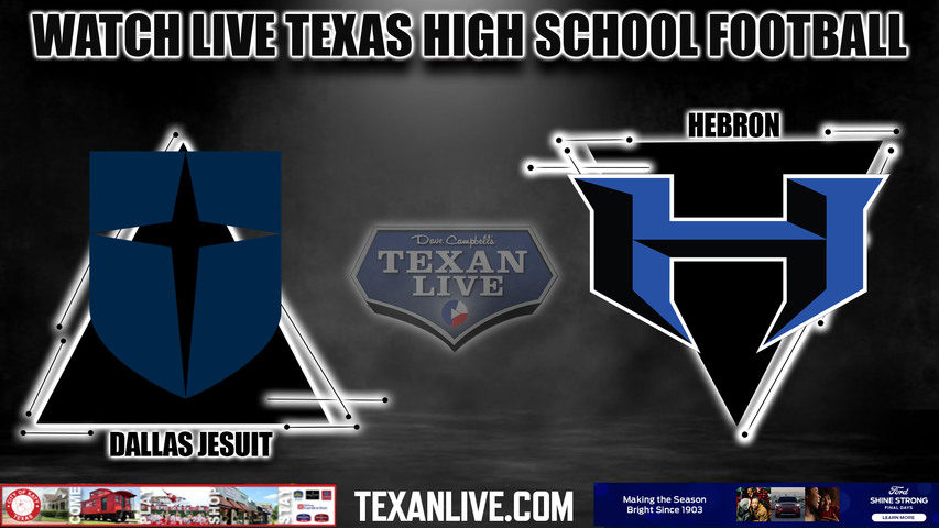 Dallas Jesuit vs Hebron - 7:00pm- 8/25/2023 - Football - Live from Brazil Stadium