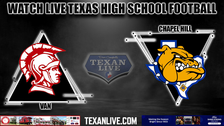 Van vs Chapel Hill - 7:30pm- 9/1/2023 - Football - Live from Bulldog Stadium