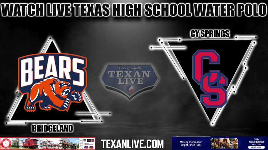 Bridgeland vs. Cy Springs -6pm- 9/6/2023 - Waterpolo - Girls then Boys - Live from CFISD natatorium
