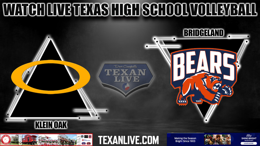 Klein Oak vs Bridgeland -5:30pm- 9/6/2023 - Volleyball - Live from Bridgeland High School