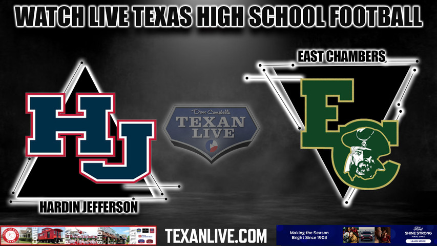 Hardin Jefferson vs East Chambers - 7:30pm- 9/8/2023 - Football - Live from Buccaneer Stadium