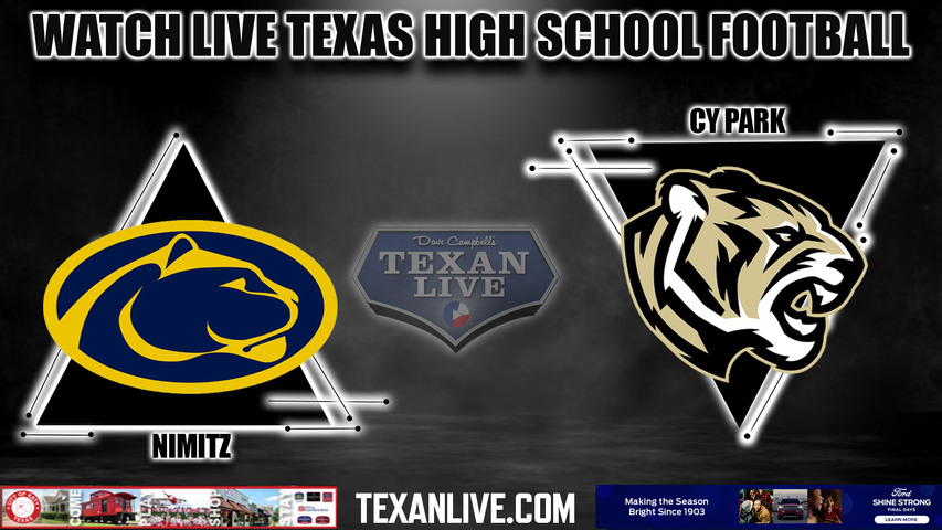 Nimitz vs Cy Park - 6:00pm- 9/9/2023 - Football - Live from CFFCU Stadium