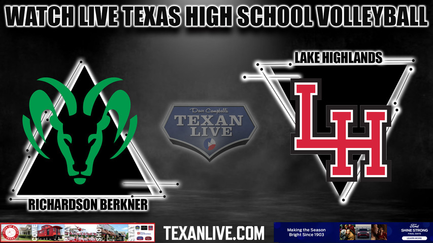 Lake Highlands vs Berkner - 7:00pm- 9/22/2023 - Football - Live from Wildcat Stadium