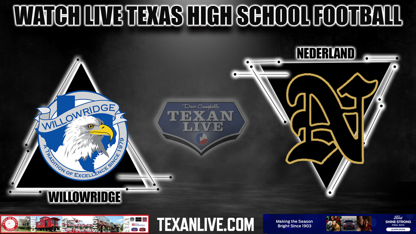 FB Willowridge vs Nederland - 7:30pm- 9/22/2023 - Football - Live from Bulldog Stadium