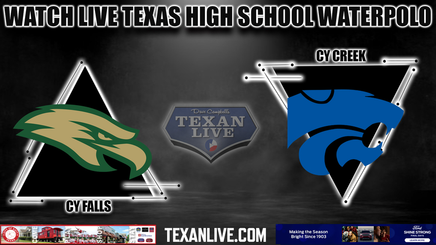 Cy Falls vs. Cy Creek -6pm- 9/27/2023 - Waterpolo - Girls then Boys - Live from CFISD natatorium