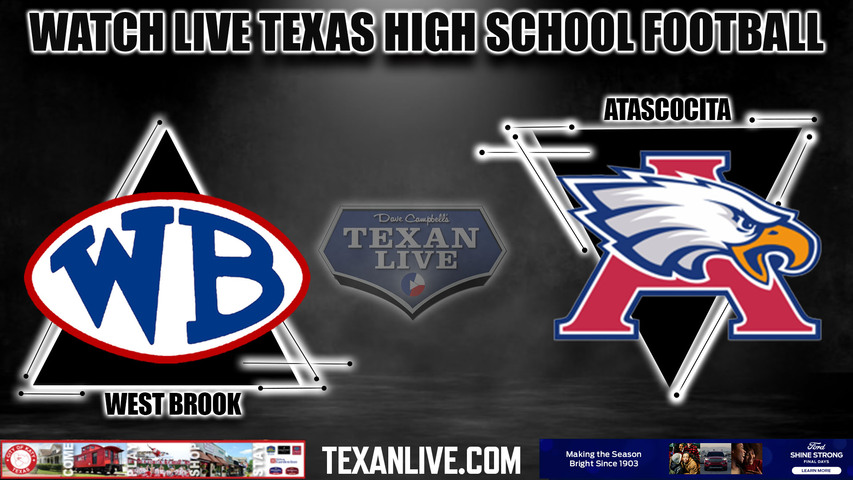 Westbrook vs Atascocita - 7:00pm- 9/28/2023 - Football - Live from Turner Stadium