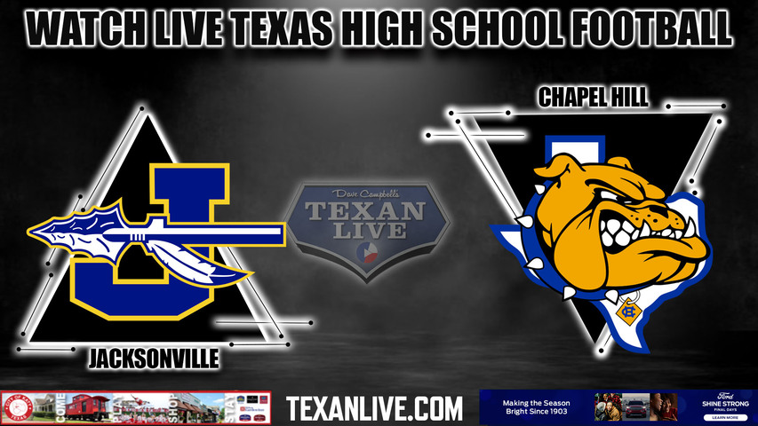 Jacksonville vs Chapel Hill - 7:30pm- 10/6/2023 - Football - Live from Bulldog Stadium