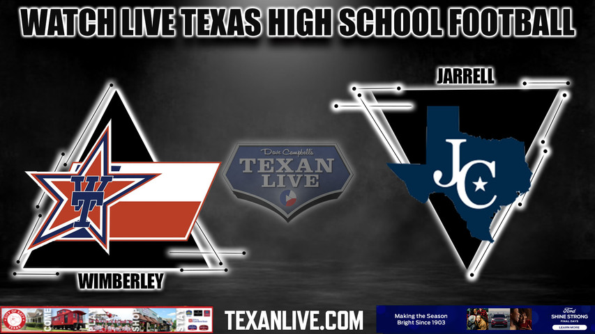 Wimberley vs Jarrell - 7:30pm- 10/6/2023 - Football - Live from