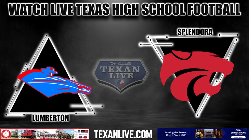 Lumberton vs Splendora- 7:30pm- 10/6/2023 - Football - Live from Wildcat Stadium