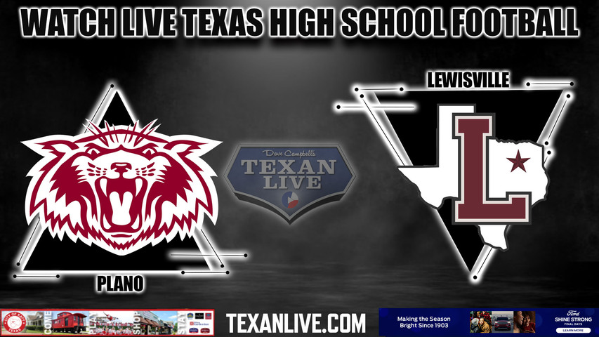 Plano vs Lewisville - 7:00pm- 10/13/2023 - Football - Live from Max Goldsmith Stadium