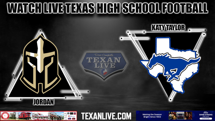 Jordan vs Taylor - 6:30pm- 10/19/2023 - Football - Live from Rhodes Stadium