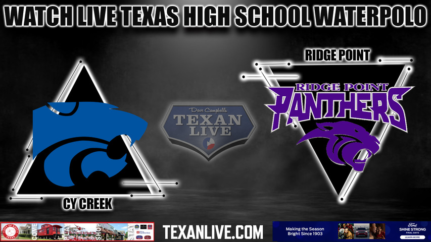 Cy Creek vs Ridge Point - Girls -8:30am- 10/14/2023 - Waterpolo - Area Round playoffs - Live from CFISD natatorium