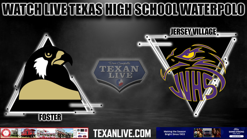 Foster vs Jersey Village - Girls - 10am- 10/14/2023 - Waterpolo - Area Round playoffs- Live from CFISD natatorium