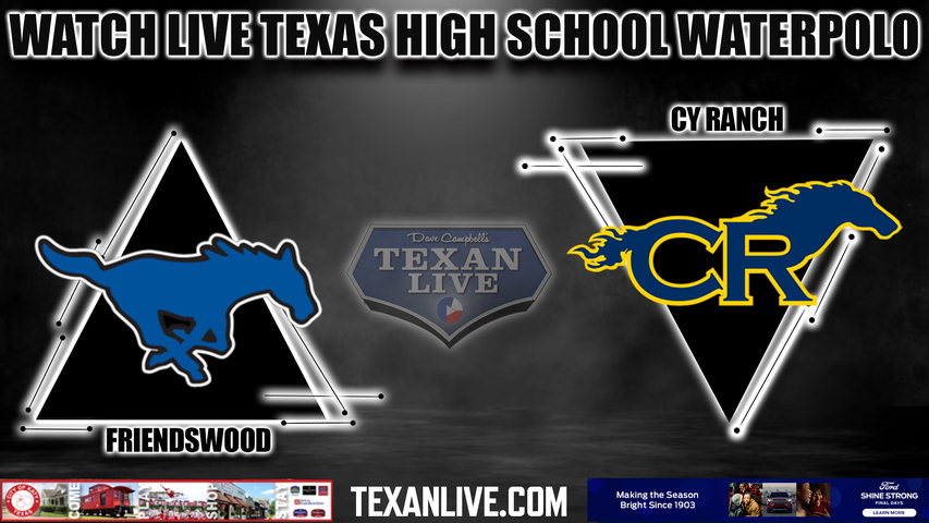 Friendswood vs Cy Ranch- Girls - 10:30am- 10/21/2023 - Waterpolo - Regional Semi-Final - playoffs- Live from Lamar HS Natatorium