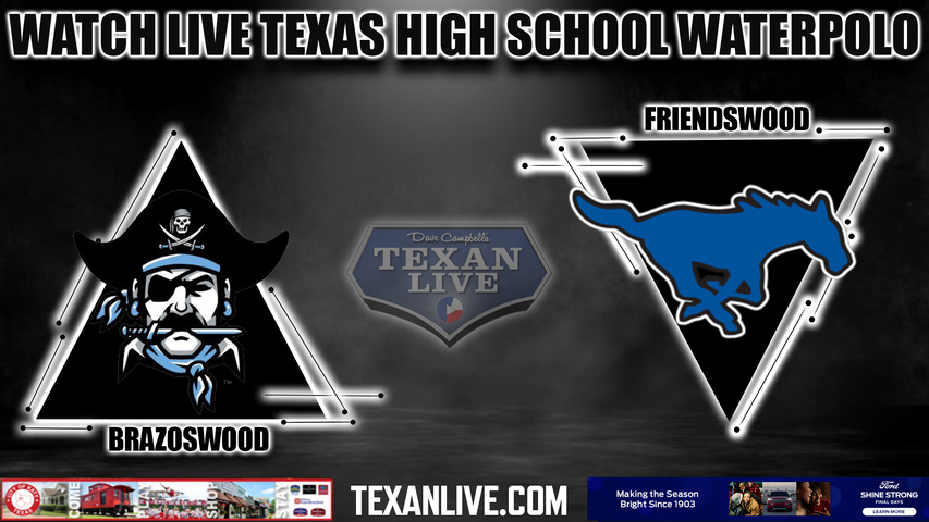 Brazoswood vs Friendswood - Girls - 2:30pm- 10/21/2023 - Waterpolo - Regional Final - playoffs- Live from Lamar HS Natatorium