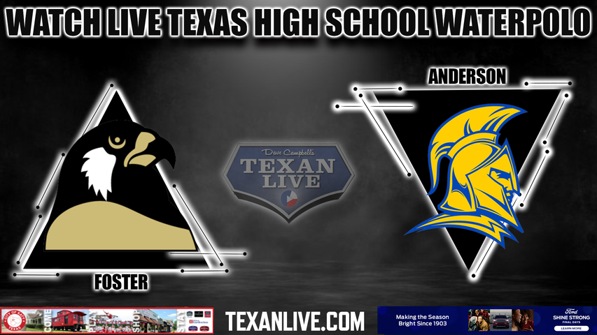 Foster vs Anderson- Boys - 12pm- 10/21/2023 - Waterpolo - Regional Semi-Final - playoffs- Live from CFISD Natatorium