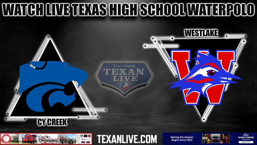 Cy Creek vs Westlake - Boys - 1:30pm- 10/21/2023 - Waterpolo - Regional Semi-Final - playoffs- Live from CFISD Natatorium