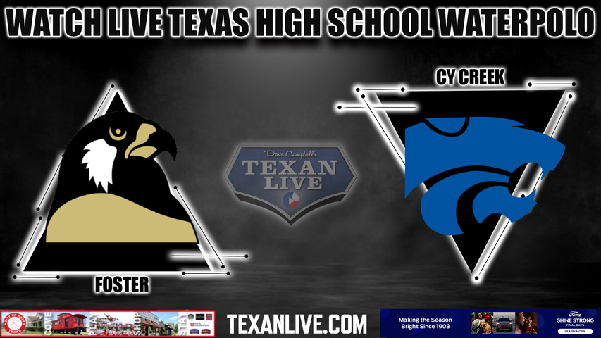 Cy creek vs Foster- Boys - 5pm- 10/21/2023 - Waterpolo - Regional Final - playoffs- Live from CFISD Natatorium