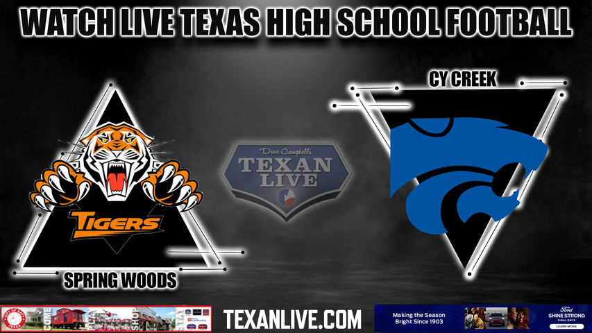Spring Woods vs Cy Creek- 12pm- 10/28/2023 - Football - Live from Pridgeon Stadium
