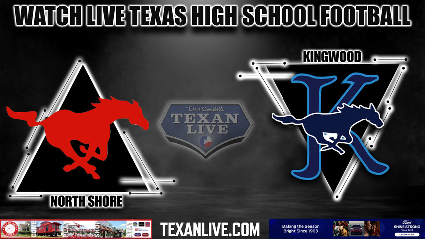 North Shore vs Kingwood - 7:00pm- 11/2/2023 - Football - Live from Turner Stadium