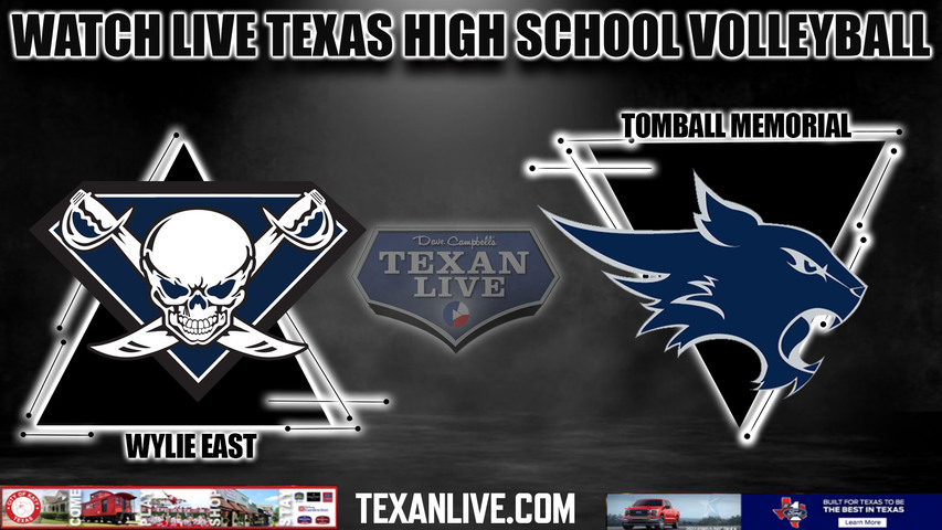 Wylie East vs Tomball Memorial - 6A Region 2 - Regional Semi Finals - 4:00PM - 11/10/2023 - Volleyball - Live from Lufkin Panther Center - Playoffs