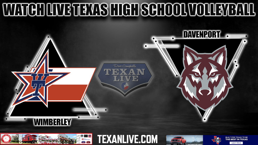 Wimberley vs Davenport - 4A Region 4 - Regional Finals - 1:30:00PM - 11/11/2023 - Volleyball - Live from Littleton Gym -Playoffs