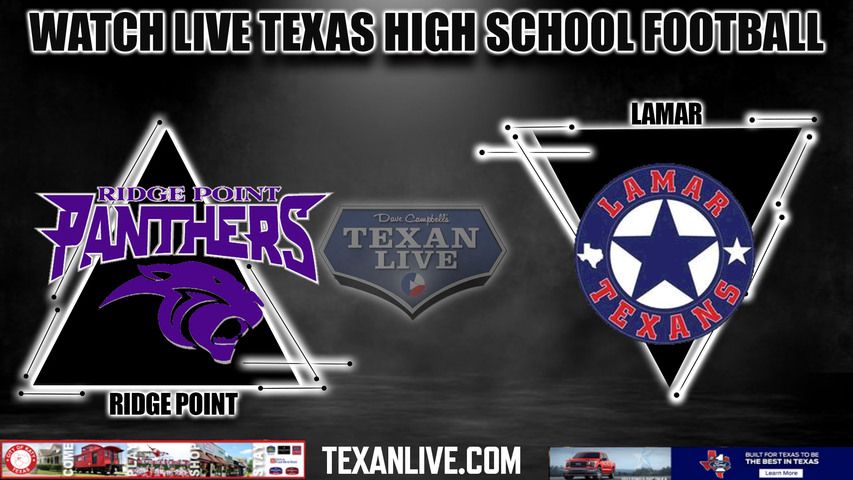 Ridge Point vs Lamar - 7:00PM - 11/17/2023 - Football - Live from Delmar Stadium - Area Round Playoffs