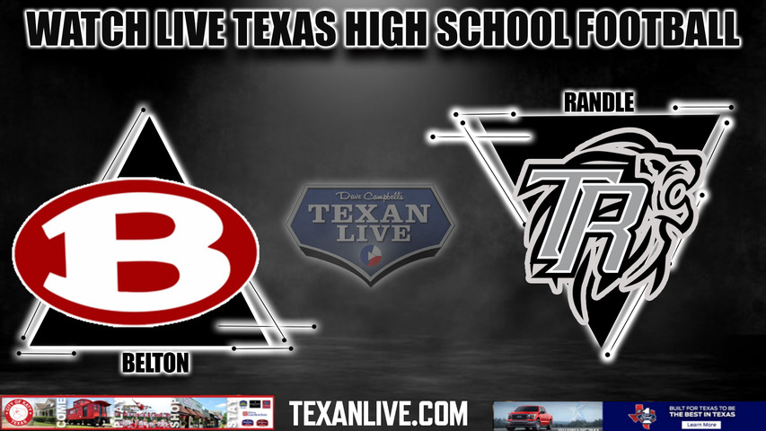 Belton vs Randle - 7:00PM - 11/17/2023 - Football - Live from Cub Stadium - Area Round Playoffs