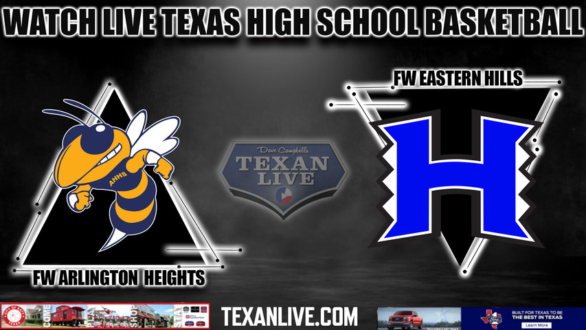 Fort Worth Arlington Heights vs. FW Eastern Hills - 1:00pm- 11/18/2023 - Boys Basketball - Live from Arlington Sam Houston HS - The Inaugural Jamaal Brown Invitational