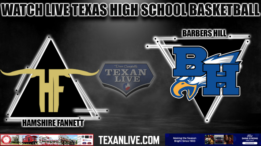 Hamshire Fannett vs Barbers Hill - 7:00pm- 11/28/2023 - Boys Basketball - Live from Barbers Hill High School