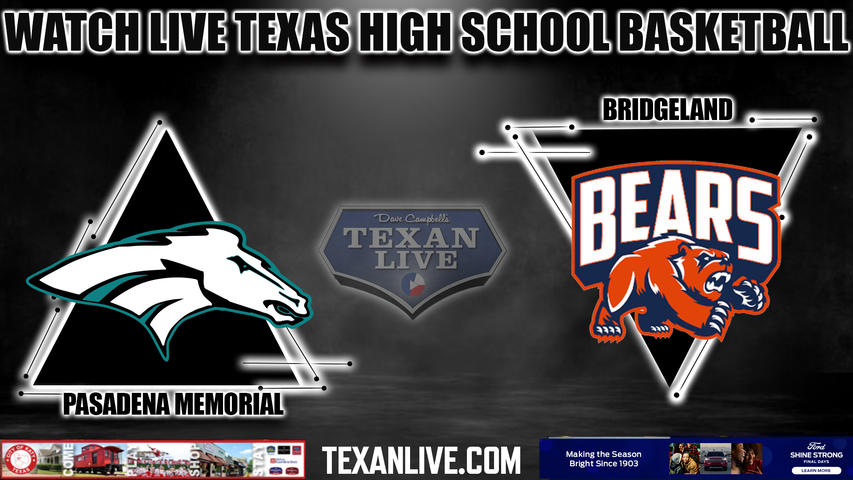 Pasadena Memorial vs Bridgeland - 7pm- 12/1/2023 - Boys Basketball - Live from Bridgeland High School