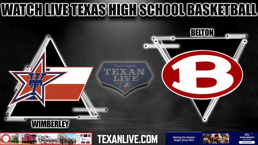 Wimberley vs Belton - 3:30pm- 12/15/2023 - Boys Basketball - Live from Belton High School