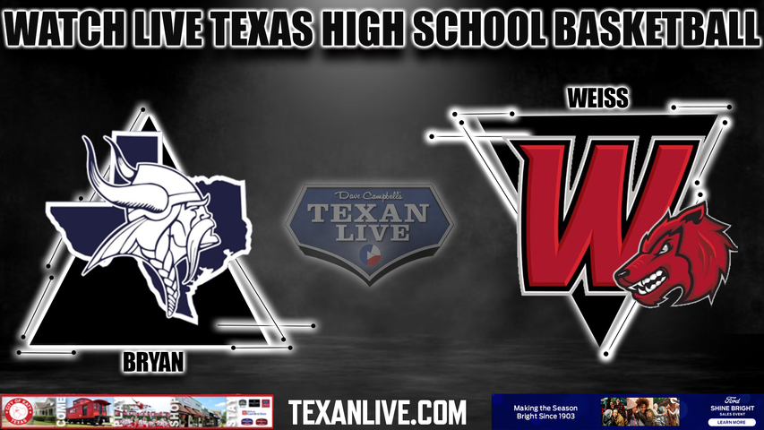 Bryan vs Weiss - 7:00pm- 12/19/2023 - Girls Basketball - Live from Weiss High School