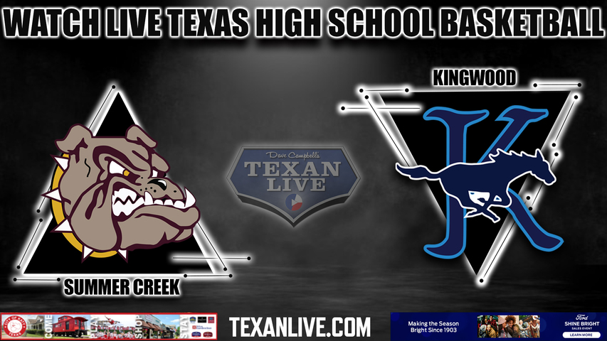 Summer Creek vs Kingwood - 7:00pm- 1/2/2024 - Girls Basketball - Live from Summer Creek High School