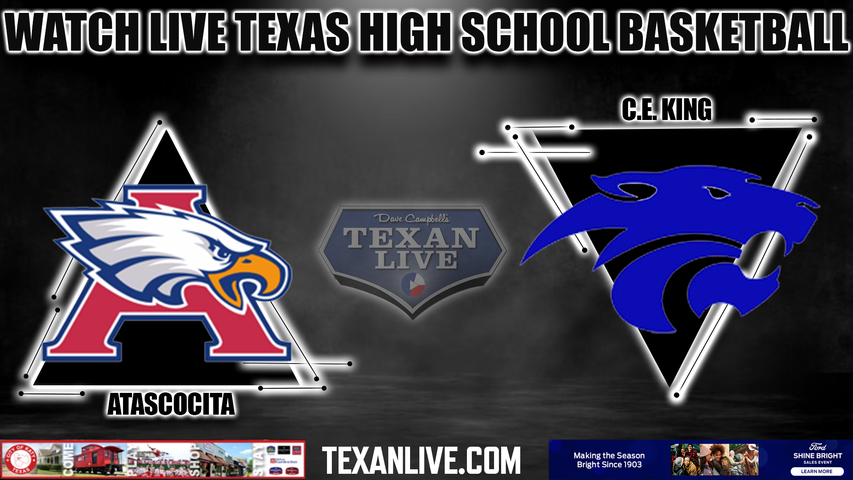 Atascocita vs CE King - 7:00pm- 1/5/2024 - Boys Basketball - Live from CE King High School