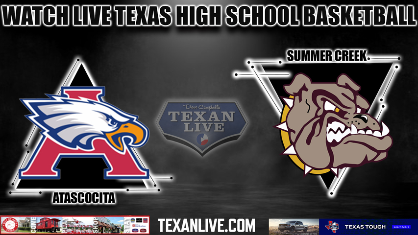 Atascocita vs Summer Creek - 7:00pm- 1/12/2024 - Boys Basketball - Live from Summer Creek High School