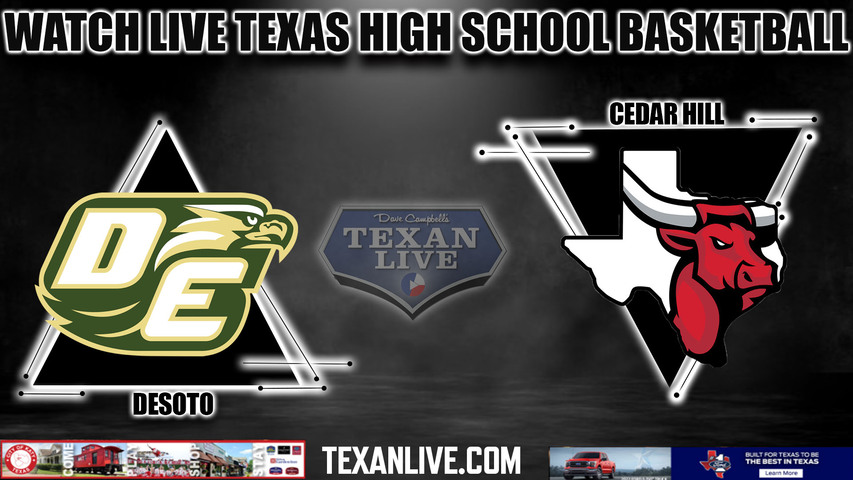 DeSoto vs Cedar Hill - 6:00pm- 1/12/2024 - Girls Basketball - Live from Cedar Hill High School