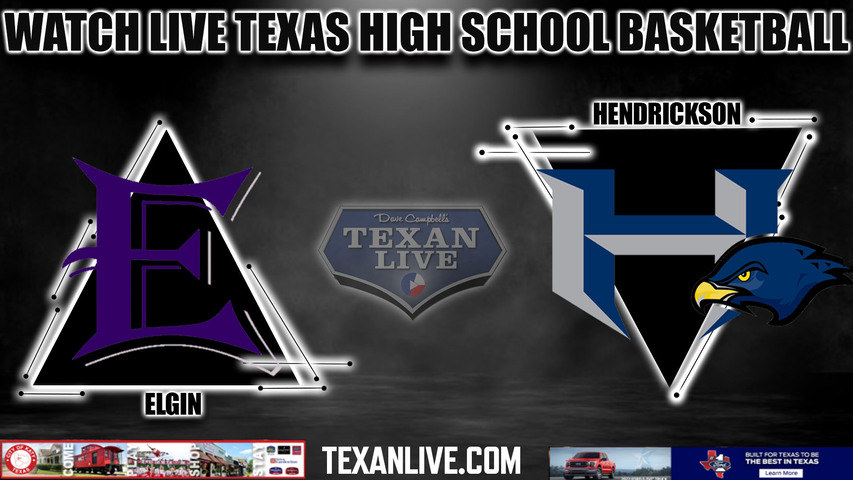 Elgin vs Hendrickson - 7:00pm- 1/19/2024 - Boys Basketball - Live from Hendrickson High School