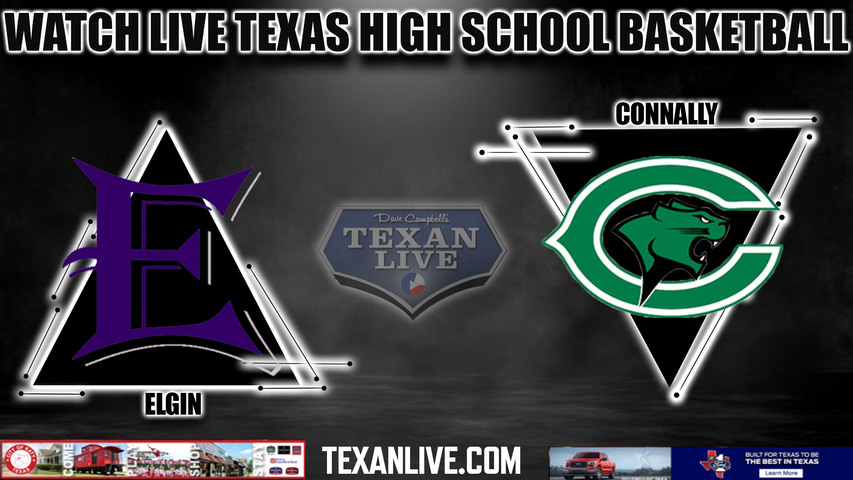 Elgin vs Connally - 7:00pm- 1/26/2024 - Boys Basketball - Live from Connally High School