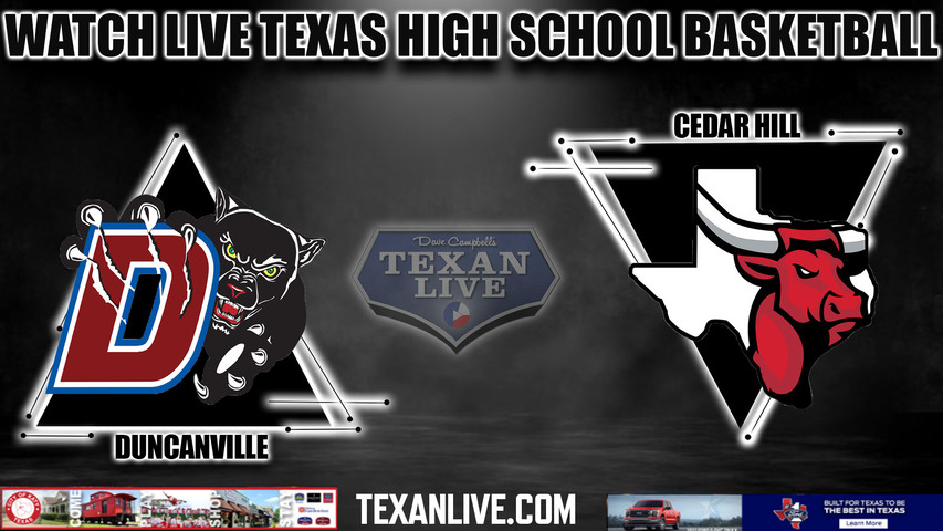 Duncanville vs Cedar Hill - 7:30pm- 1/26/2024 - Boys Basketball - Live from Cedar Hill High School
