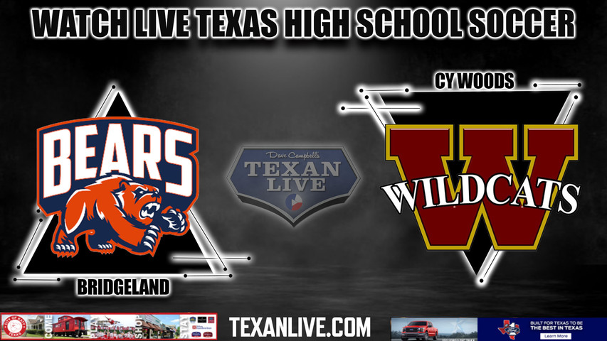 Bridgeland vs Cy Woods - 7:45pm- 2/2/2024 - Boys Soccer - Live from Cy Woods High School