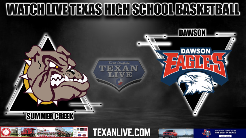 Summer Creek vs Dawson - 6:30pm- 2/16/2024 - Girls Basketball - Live from La Porte High School - Area Round Playoffs