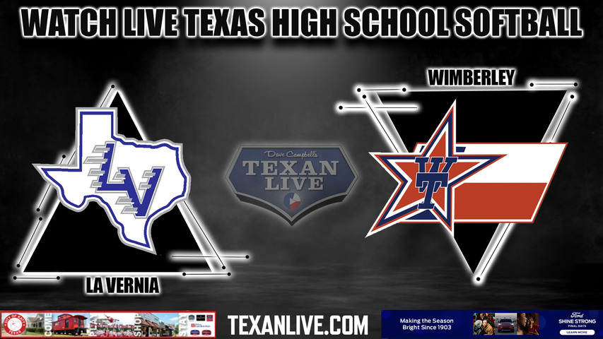 La Vernia vs Wimberley - 6:00pm- 3/8/2024 - Softball - Live from Wimberley High School