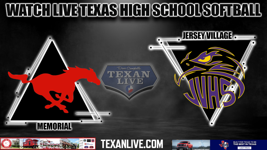 Spring Branch Memorial vs Jersey Village - 6pm- 3/19/2024 - Softball - Live from Jersey Village High School